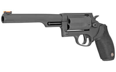 TAURUS 2-441061T JUDGE  COMPACT 45 COLT (LONG COLT) 410 BORE 5 SHOT 6.50" MATTE BLACK OXIDE ALLOY STEEL BARREL, CYLINDER & FRAME, BLACK RUBBER GRIP, TRANSFER BAR SAFETY, EXPOSED HAMMER