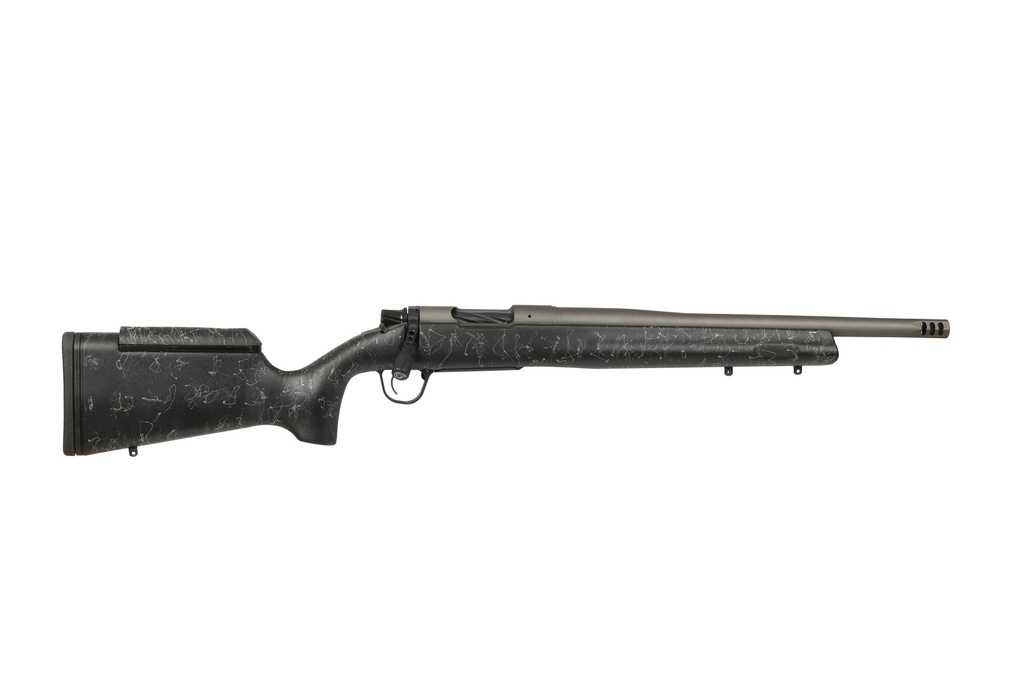 CHRISTENSEN ARMS 8010200201 MESA LONG RANGE 308 WIN 4+1 16.25" TUNGSTEN GRAY CERAKOTE THREADED BARREL & STEEL DRILLED & TAPPED RECEIVER, BLACK W/GRAY WEBBING ADJ CHEEK RISER POLYMER STOCK