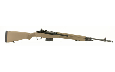 SPRINGFIELD ARMORY MA9120 M1A STANDARD ISSUE 308 WIN/7.62X51MM 10+1 22" BLACK PARKERIZED CARBON STEEL BARREL, BLACK PARKERIZED STEEL RECEIVER, FLAT DARK EARTH SYNTHETIC FIXED STOCK, RIGHT HAND