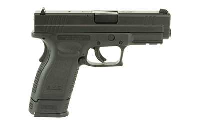SPRINGFIELD ARMORY XD9645 XD *CA COMPLIANT COMPACT FRAME 45 ACP 10+1, 4" BLACK MELONITE STEEL BARREL, BLACK MELONITE SERRATED STEEL SLIDE, BLACK POLYMER FRAME W/PICATINNY RAIL