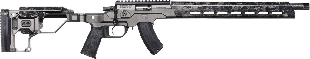 CHRISTENSEN ARMS 8011202801 MPR  17 HMR 10+1 18" BLACK MATCH GRADE THREADED BARREL, BLACK NITRIDE PICATINNY RAIL RECEIVER, CARBON FIBER M-LOK HANDGUARD, TUNGSTEN GRAY ADJ W/MAGNELOCK TECHNOLOGY STOCK