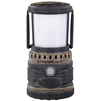 STREAMLIGHT 44947 SUPER SIEGE  125/550/1100 LUMENS RED/WHITE C4 LED BULB COYOTE
