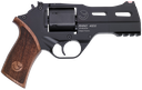 CHIAPPA FIREARMS CF340244 RHINO 40SAR 357 MAG 6 SHOT 4" BLACK ANODIZED STEEL BARREL, BLUED STEEL CYLINDER, BLACK ANODIZED ALUMINUM FRAME & BARREL SHROUD, PICATINNY ACCESSORY RAIL, WALNUT GRIP