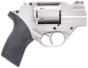 CHIAPPA FIREARMS CF340218 RHINO 200DS SMALL FRAME 357 MAG 6 SHOT 2" NICKEL-PLATED STEEL BARREL & CYLINDER, NICKEL-PLATED ALUMINUM FRAME, BLACK RUBBER GRIP, CONCEALED HAMMER
