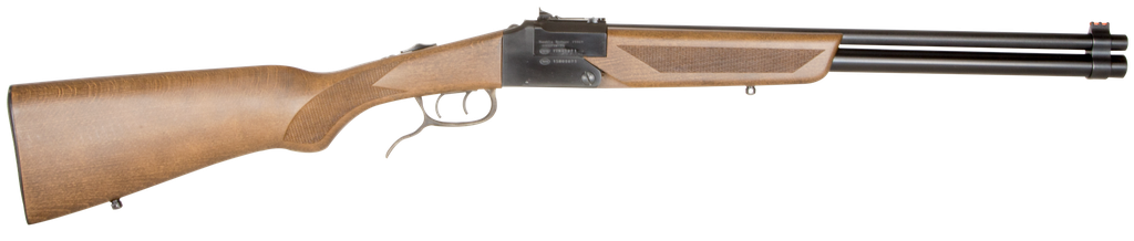 CHIAPPA FIREARMS 500190 DOUBLE BADGER  22 LR 20 GAUGE 19" BLUED BEECHWOOD FOLDING CHECKERED STOCK