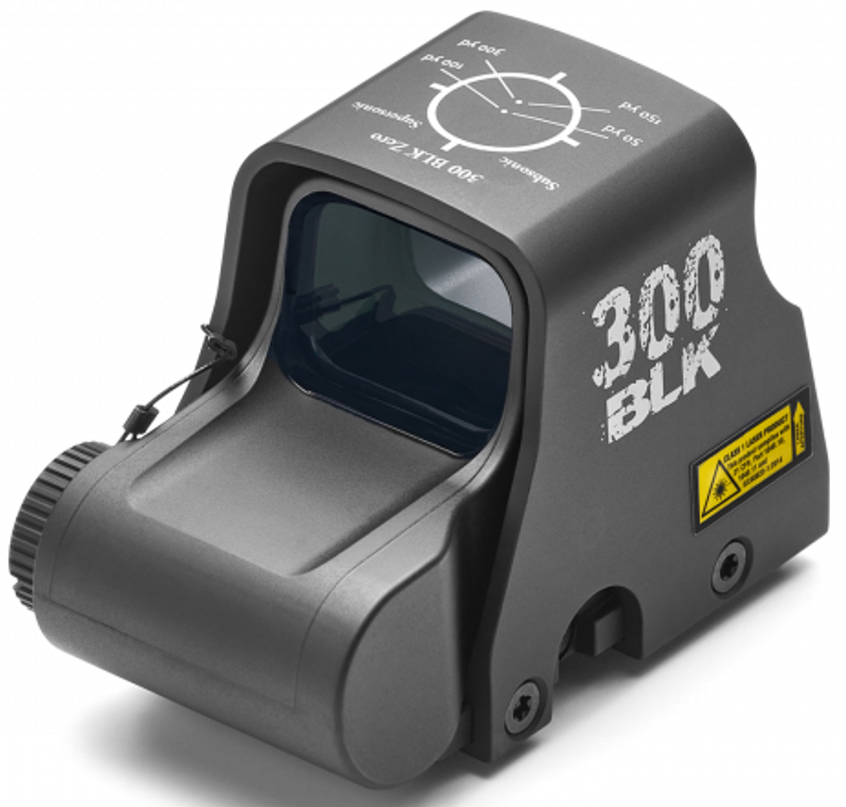 EOTECH XPS2300 XPS HWS 300 BLACKOUT MATTE BLACK 1 X 1.20" X 0.85" 2 X 1 MOA RED DOT/68 MOA RING