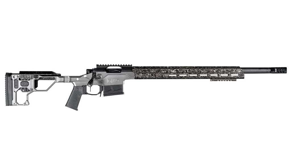 CHRISTENSEN ARMS 8010310600 MODERN PRECISION  7MM PRC 5+1 26" THREADED CARBON FIBER BARREL, BLACK NITRIDE FINISH, TUNGSTEN ANODIZED FOLDING STOCK, POLYMER GRIP