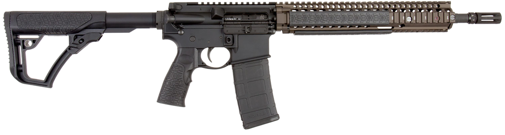 DANIEL DEFENSE 0208806027055 DDM4 M4A1 *CA COMPLIANT 5.56X45MM NATO 14" 10+1 BLACK HARD COAT ANODIZED 6 POSITION W/SOFTTOUCH OVERMOLDING STOCK WITH FLAT DARK EARTH HANDGUARD