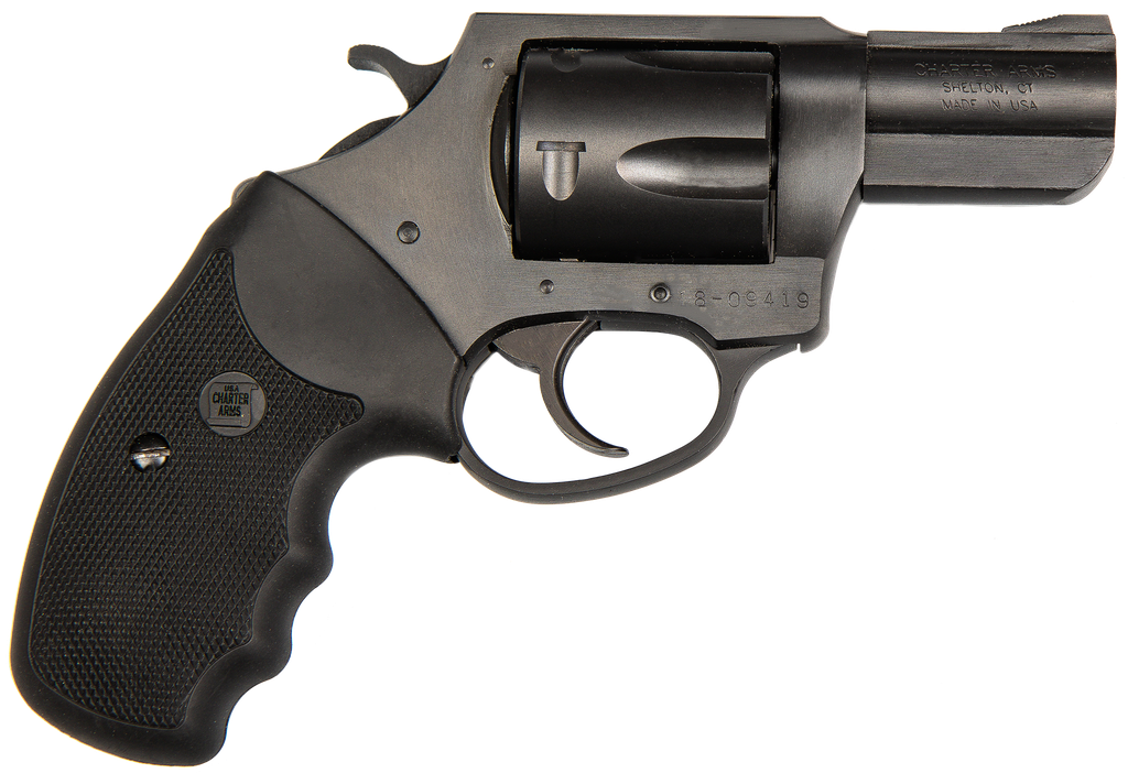 CHARTER ARMS 69920 PITBULL  9MM LUGER 5RD, 2.20" BLACK NITRIDE STEEL BARREL, CYLINDER & FRAME W/BLACK FINGER GROOVED RUBBER GRIP