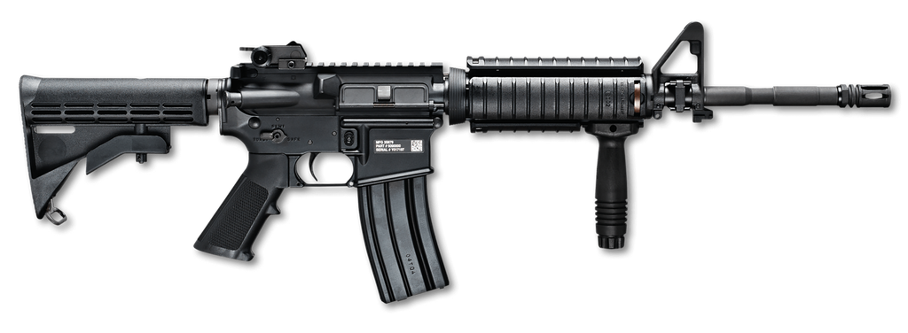 FN 36318 FN 15 M4 MILITARY COLLECTOR 5.56X45MM NATO 16" BLACK BARREL / RECEIVER 30+1, MATTE BLACK 6 POSITION COLLAPSIBLE STOCK, BLACK A2 GRIP, OPTICS READY