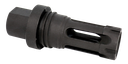 YANKEE HILL 4302AKA PHANTOM Q.D. FLASH HIDER BLACK STEEL WITH M14X1 LH THREADS FOR 30 CAL AK-PLATFORM