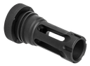 YANKEE HILL 430224A PHANTOM Q.D. FLASH HIDER BLACK STEEL WITH 5/8"-24 TPI THREADS, AGGRESSIVE TEETH & DUST ENCLOSURE FOR 30 CAL AR-PLATFORM