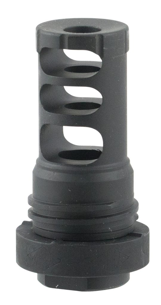YANKEE HILL 5M2QD QD MUZZLE BRAKE BLACK STEEL WITH 1/2"-28 TPI THREADS & 2.50" OAL FOR 5.56X45MM NATO AR-PLATFORM