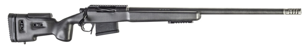 CHRISTENSEN ARMS 8010500300 TFM LONG RANGE FULL SIZE 338 LAPUA MAG 3+1, 27" CARBON FIBER TARGET STEEL BARREL, BLACK NITRIDE ALUMINUM RECEIVER, NATURAL CARBON FIBER FIXED LONG RANGE STOCK