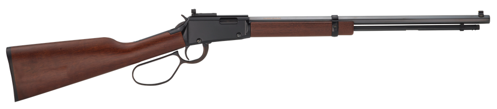 HENRY H001TRP SMALL GAME RIFLE  22 LR CALIBER WITH 16 LR/21 SHORT CAPACITY, 20" BARREL, BLACK METAL FINISH & AMERICAN WALNUT STOCK RIGHT HAND (FULL SIZE)