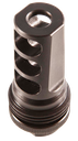 SILENCERCO AC591 ASR MUZZLE BRAKE BLACK STEEL WITH 5/8"-24 TPI THREADS FOR 30 CAL