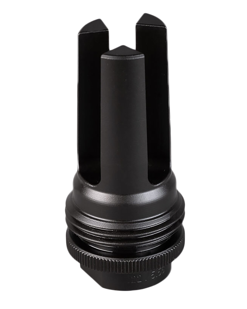 SILENCERCO AC141 ASR FLASH HIDER BLACK STEEL WITH 1/2"-28 TPI THREADS FOR 5.56X45MM NATO