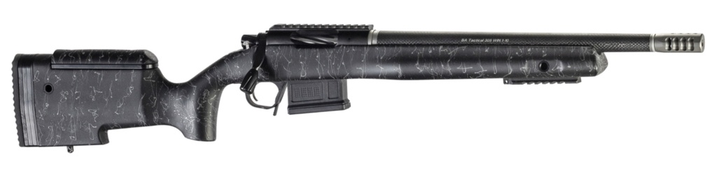 CHRISTENSEN ARMS CA10271H88281 BA TACTICAL LONG RANGE 6.5 CREEDMOOR 4+1 16" CARBON FIBER BARREL, BLACK NITRIDE FINISH, BLACK WITH GRAY WEBBING STOCK