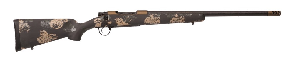 CHRISTENSEN ARMS 8010619000 RIDGELINE FFT 6.5-284 NORMA 4+1 22" CARBON FIBER/THREADED BARREL, BURNT BRONZE CERAKOTE, GREEN WITH BLACK/TAN ACCENTS STOCK