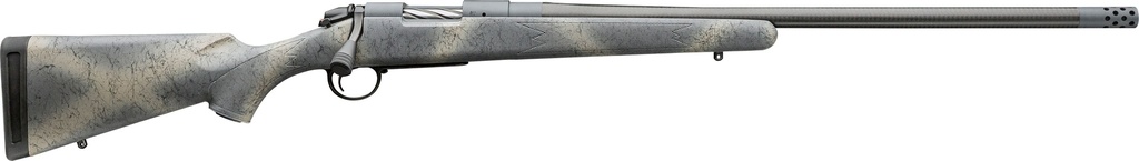 BERGARA RIFLES B14S522CF B-14 RIDGE CARBON WILDERNESS 6.5 CREEDMOOR 4+1 22" CARBON FIBER  WRAPPED BARREL, GRAY CERAKOTE STEEL RECEIVER, SOFTTOUCH WOODLAND CAMO FIXED AMERICAN STYLE STOCK, RIGHT HAND