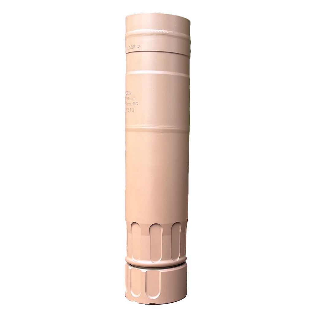 RUGGED SUPPRESSORS RAZOR 762 COBALT/SS HI-TEMP CERAKOTE FDE