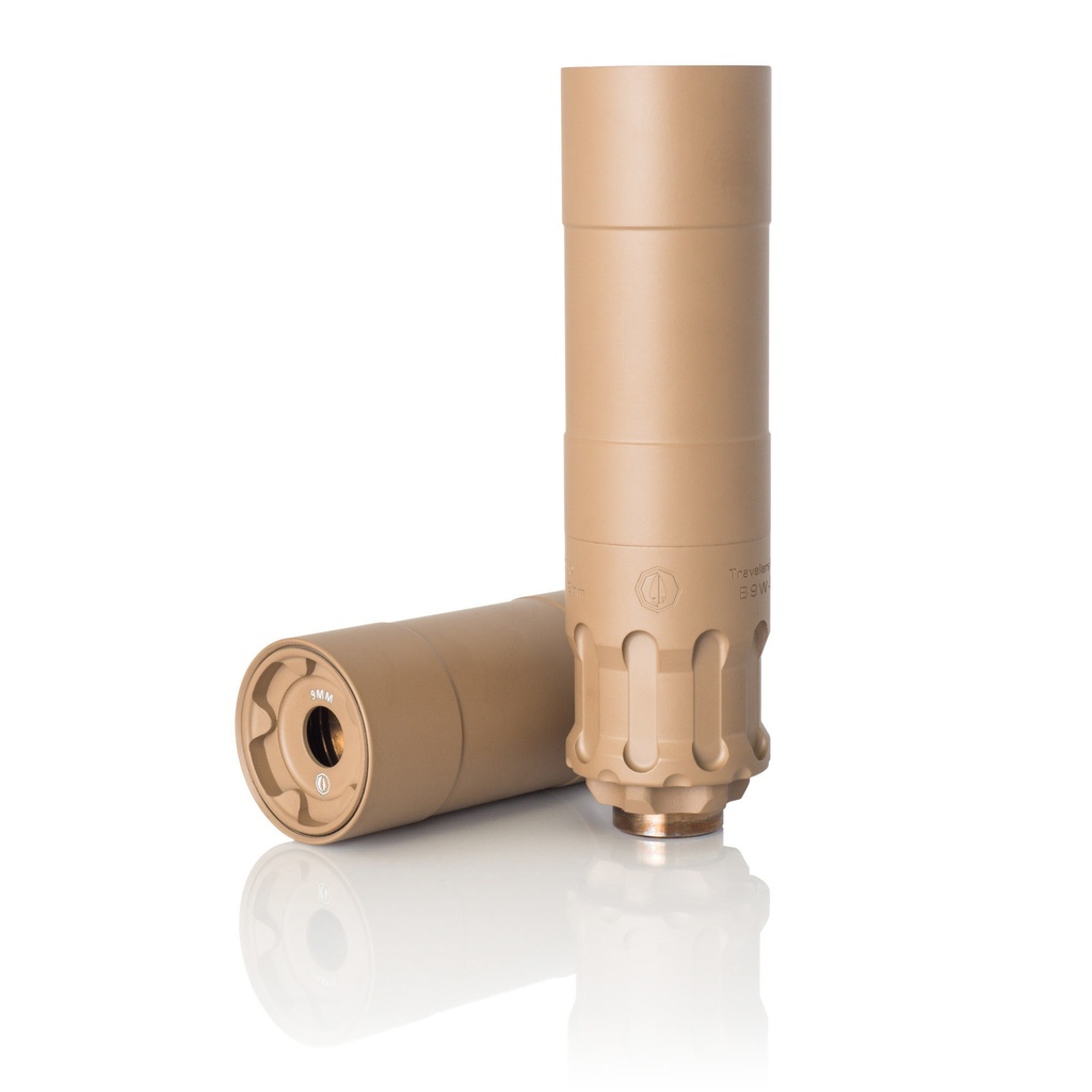 RUGGED SUPPRESSORS OBSIDIAN 9 ADAPT MODULAR CERAKOTE FDE