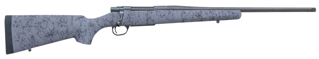 HOWA HHSSL308GRY 1500 SUPERLITE GEN2 FULL SIZE 308 WIN 3+1 20" BLACK THREADED BARREL, MATTE BLUE STEEL DRILLED & TAPPED RECEIVER, GRAY W/BLACK WEBBING HS PRECISION SYNTHETIC STOCK, RIGHT HAND