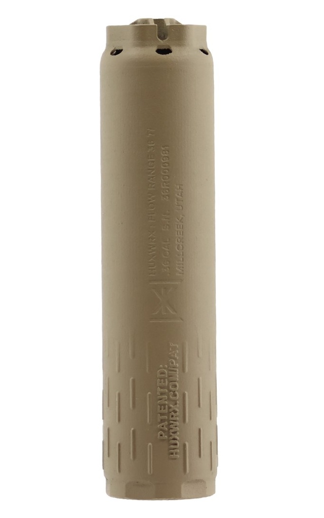 HUXWRX FLOW RANGE 36 TI SUPPRESSOR CERAKOTE FDE