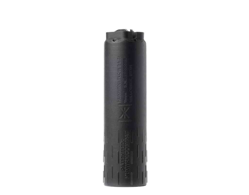 HUXWRX FLOW 9K TI SUPPRESSOR CERAKOTE BLACK