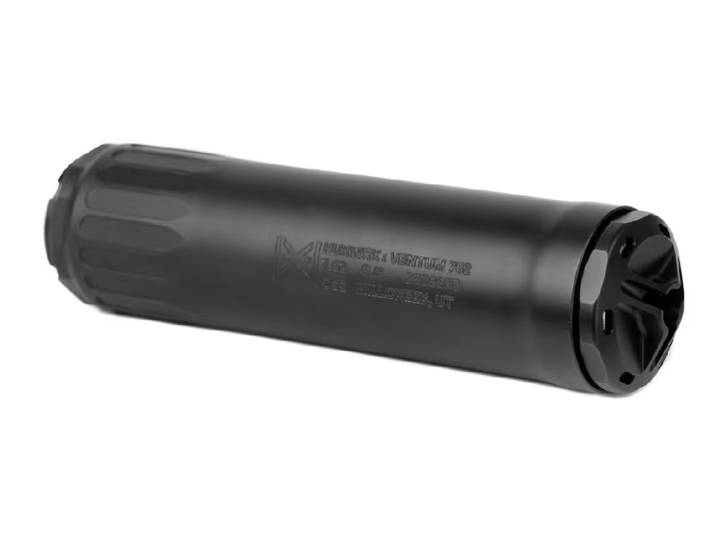 HUXWRX VENTUM 762 SUPPRESSOR FLOW-THROUGH HUB COMPATIBLE