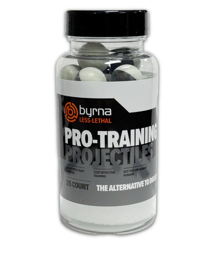 BYRNA PRO TRAINING PROJECTILES 25CT TUB .61 CAL FITS CL LNCHR