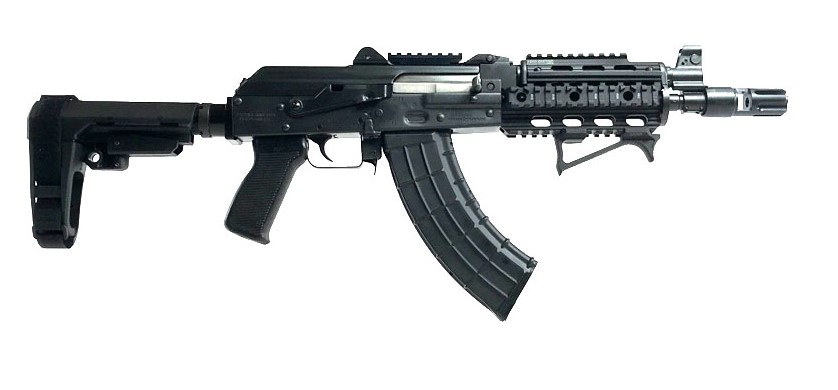 ZASTAVA ZPAP92 PISTOL 7.62X39 10" 30RD QUAD RAIL SB3 BRACE