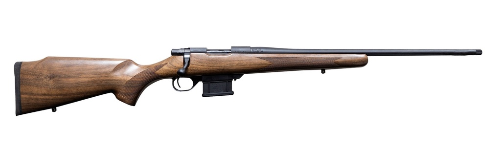 HOWA HWH762 1500 MINI ACTION FULL SIZE 7.62X39MM 5+1 22" BLUED THREADED BARREL, BLUED STAINLESS STEEL DRILLED & TAPPED RECEIVER, WALNUT FIXED STOCK, RIGHT HAND