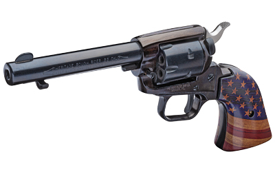 HERITAGE 22LR 4.75" FS BLUED USA FLAG GRIP