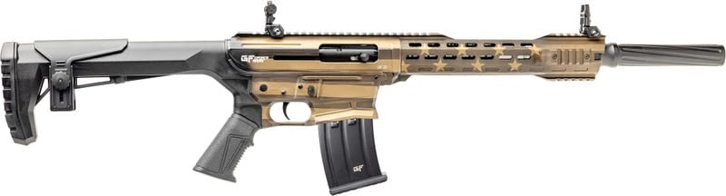 GFORCE ARMS GF25 AR-12 12GA 3" 18.5" 5RD BRONZE USA FLAG