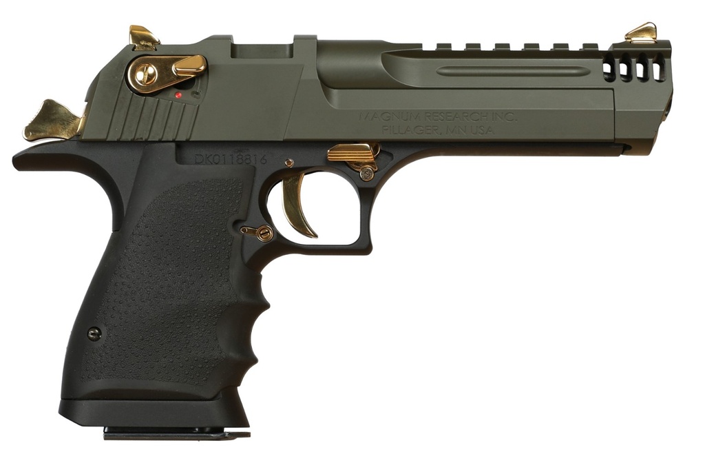 DESERT EAGLE L5 SERIES 357MAG 5" BLACK & GREEN CERAKOTE
