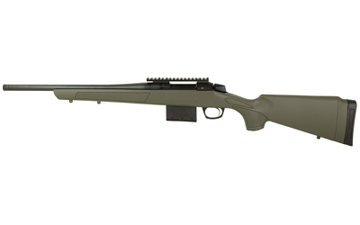 CVA CASCADE SR 308 WIN 16.5" W/RAIL THREADED BLACK/OD GRN<