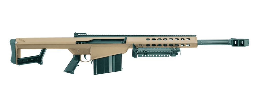 BARRETT M82A1 RIFLE 50BMG 20" FLUTED 1:15" 10RD FDE