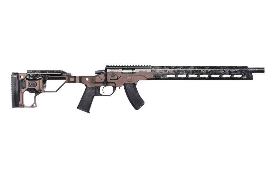CHRISTENSEN MPR RIMFRE 22LR 18" CF/CHASSIS BROWN ADJ FLDG