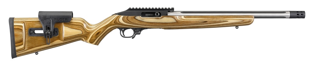 RUGER 10/22 COMPETITION 22LR 16.12" SS FLUTED LAMINATED