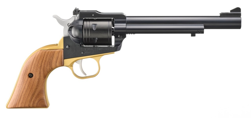 RUGER SUPER WRANGLER 22LR/22WM 6.5" FS MIDNIGHT BLUE BRASS FR