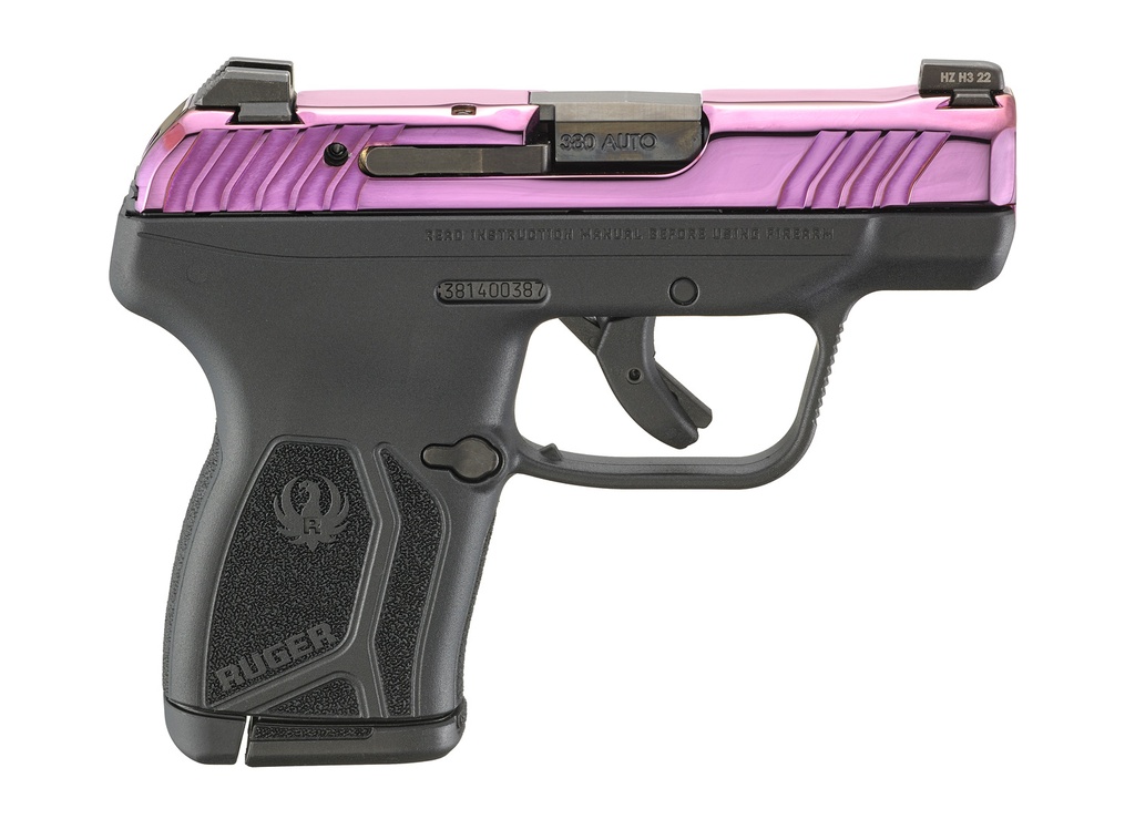 RUGER LCP MAX 380ACP FRONT NIGHT SIGHT PURPLE PVD SLIDE <