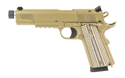 TISAS 1911 DUTY B45RDG 45ACP 5" THREADED BBL 8RD FDE