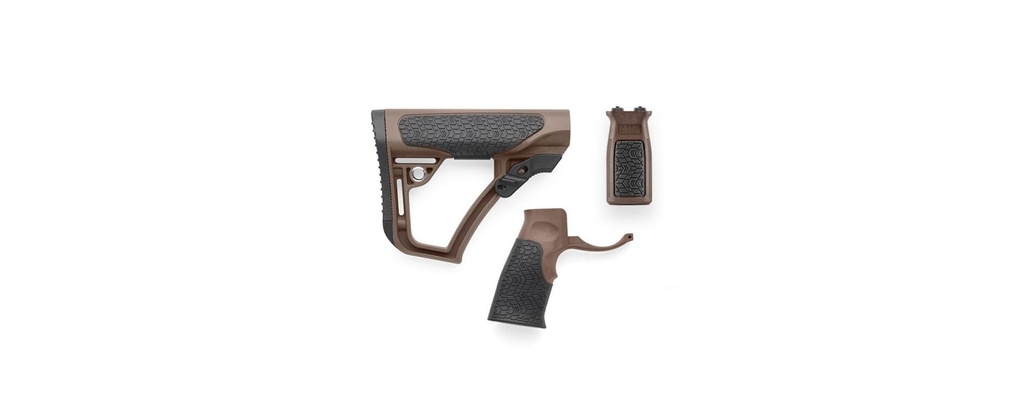 DANIEL DEF. AR15 FURNITURE KIT M-LOK MILSPEC MSP BROWN