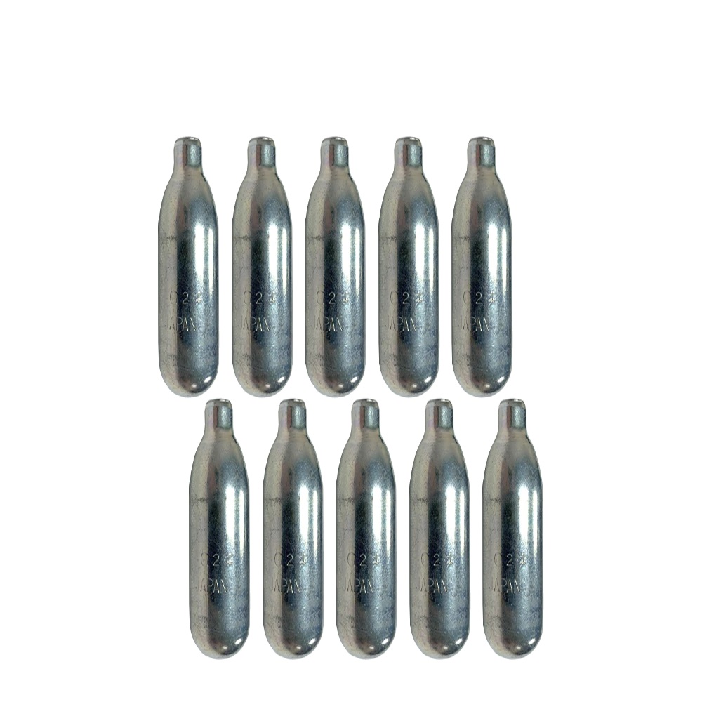 BYRNA 12 GRAM CO2 CARTRIDGES 10 PACK ONLY 1 LUBRICATED