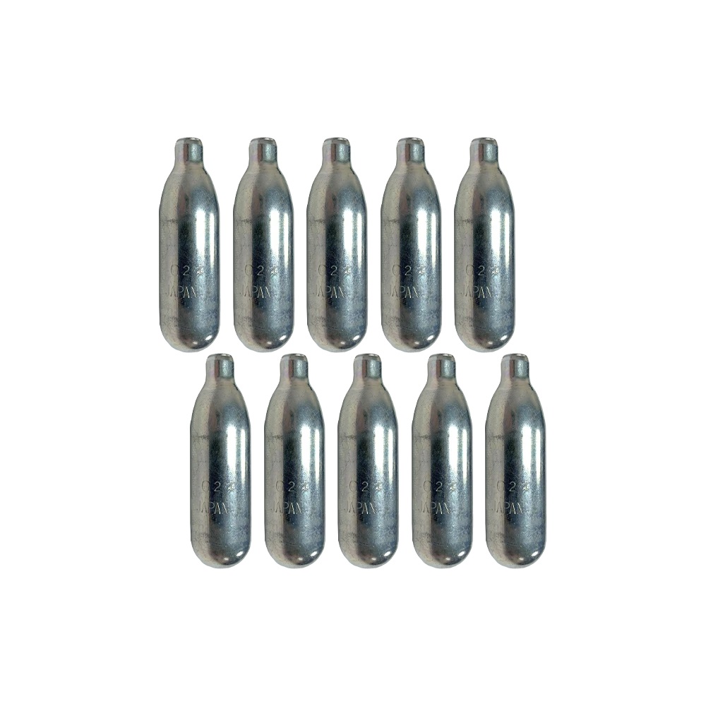 BYRNA 8 GRAM CO2 CARTRIDGES + OILER 10 PACK FITS CL & SD