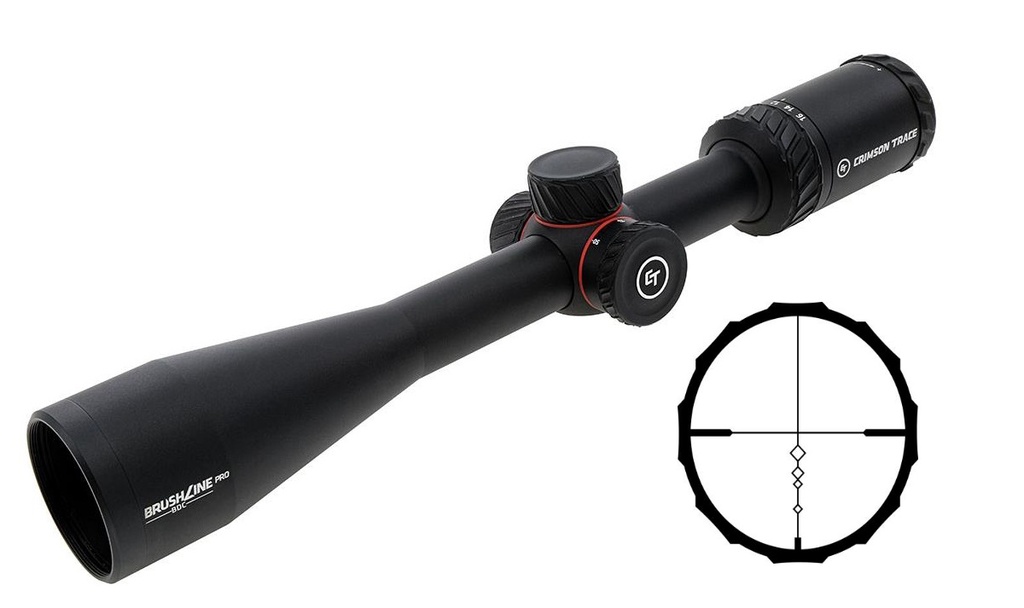 CRIMSON TRACE SCOPE BRUSHLINE PRO 4-16X42 BDC PRO SF MATTE<