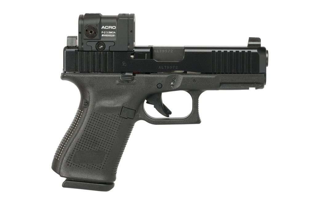 GLOCK 19 9MM AMERIGLO SUPPRESR SIGHTS/AIMPOINT ACRO P-2 15RD