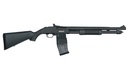MOSSBERG 590M MAG-FED 12GA 18.5" 10RD GHOST RING BLD/SYN<