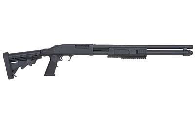 MOSSBERG 51672 590 FLEX TACTICAL 12 GAUGE 8+1 3" 20" BARREL, DUAL EXTRACTORS, BLUED METAL FINISH,  FLEX LOCKING SYSTEM 6 POSITION ADJUSTABLE STOCK, FOREND & RECOIL PAD